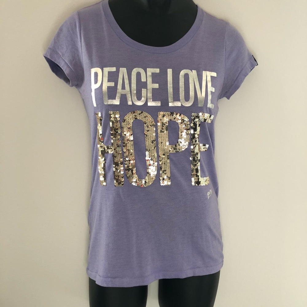 Women’s Pink T-shirt with Sequin Embellishment